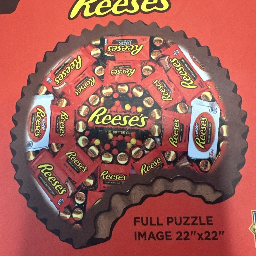 Masterpieces Inc-Shapes Reeces Puzzle  NEW Sealed 500pcs Candy Chocolate